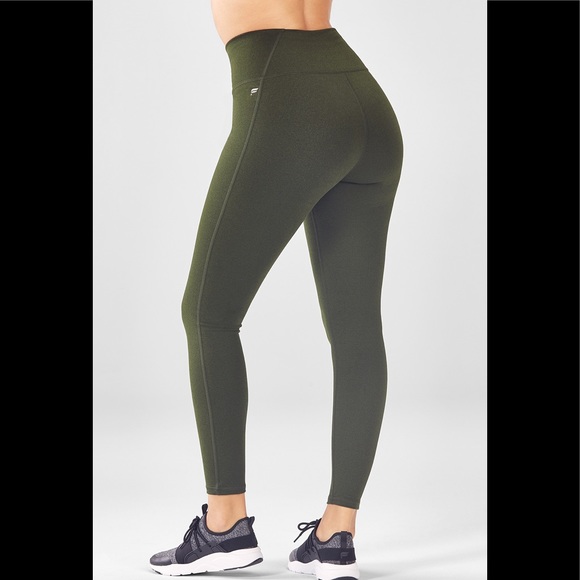 fabletics olive green leggings